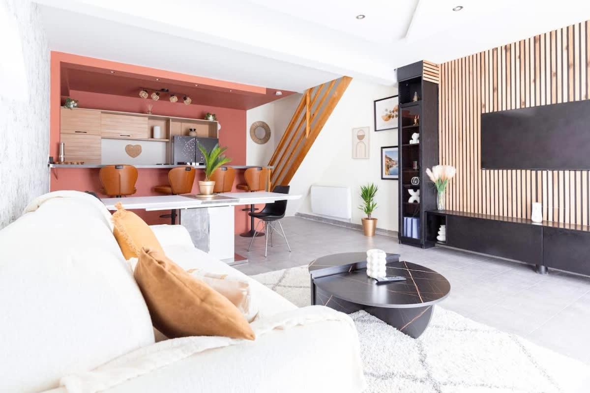 Demouville Loft Moderne Et Cosy Proche Des Villes Et Plages מראה חיצוני תמונה