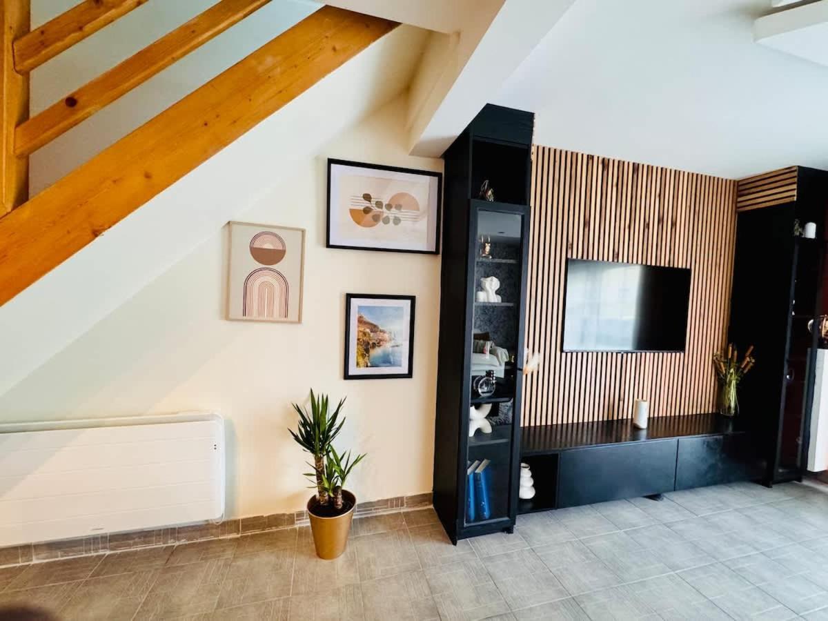 Demouville Loft Moderne Et Cosy Proche Des Villes Et Plages מראה חיצוני תמונה